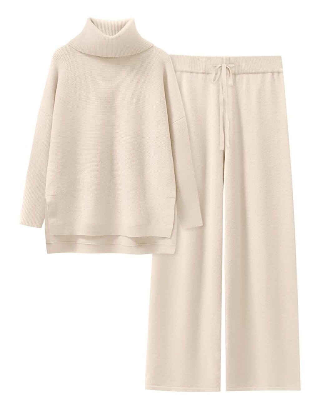 Women's Oversized Turtleneck Sweater Sets